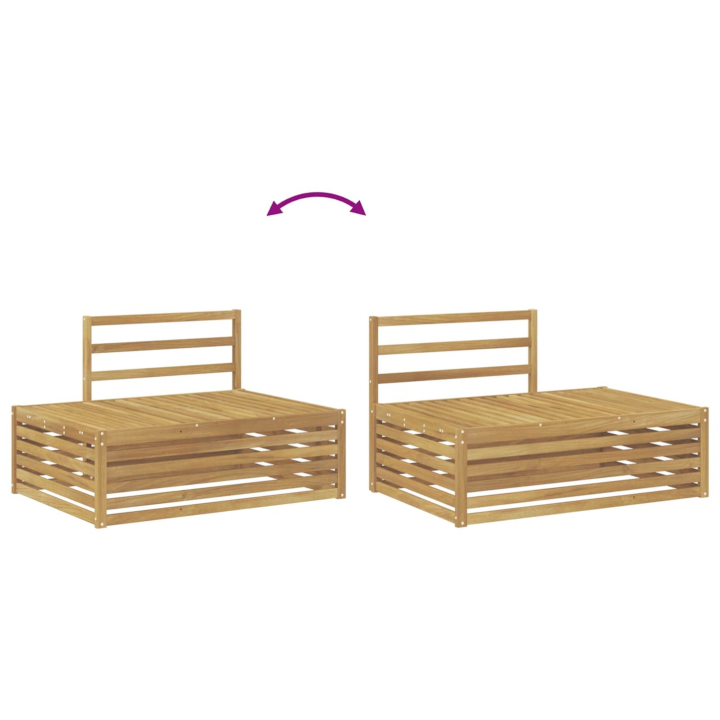 6 pcs Outdoor Sofa Set White