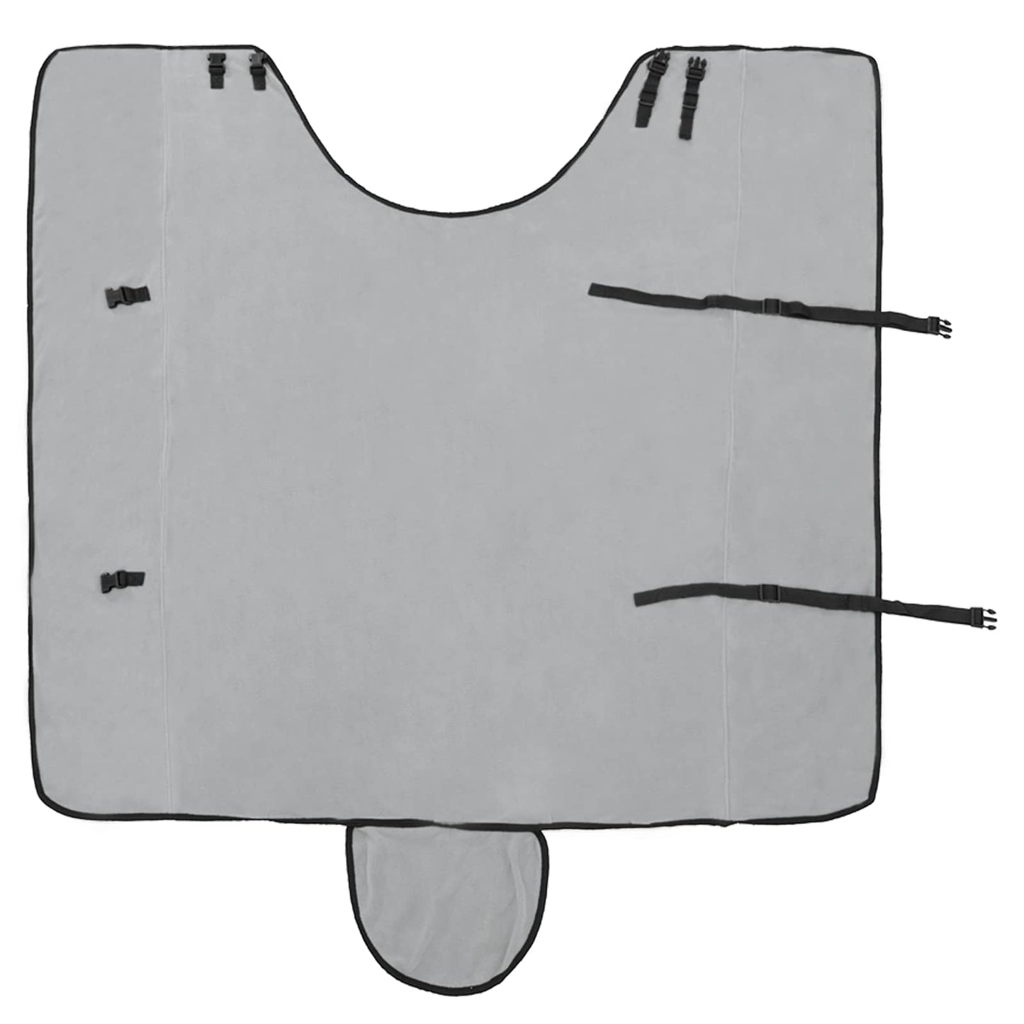Horse Blanket Full Light Grey and Pink 125 cm Polyester Fleece