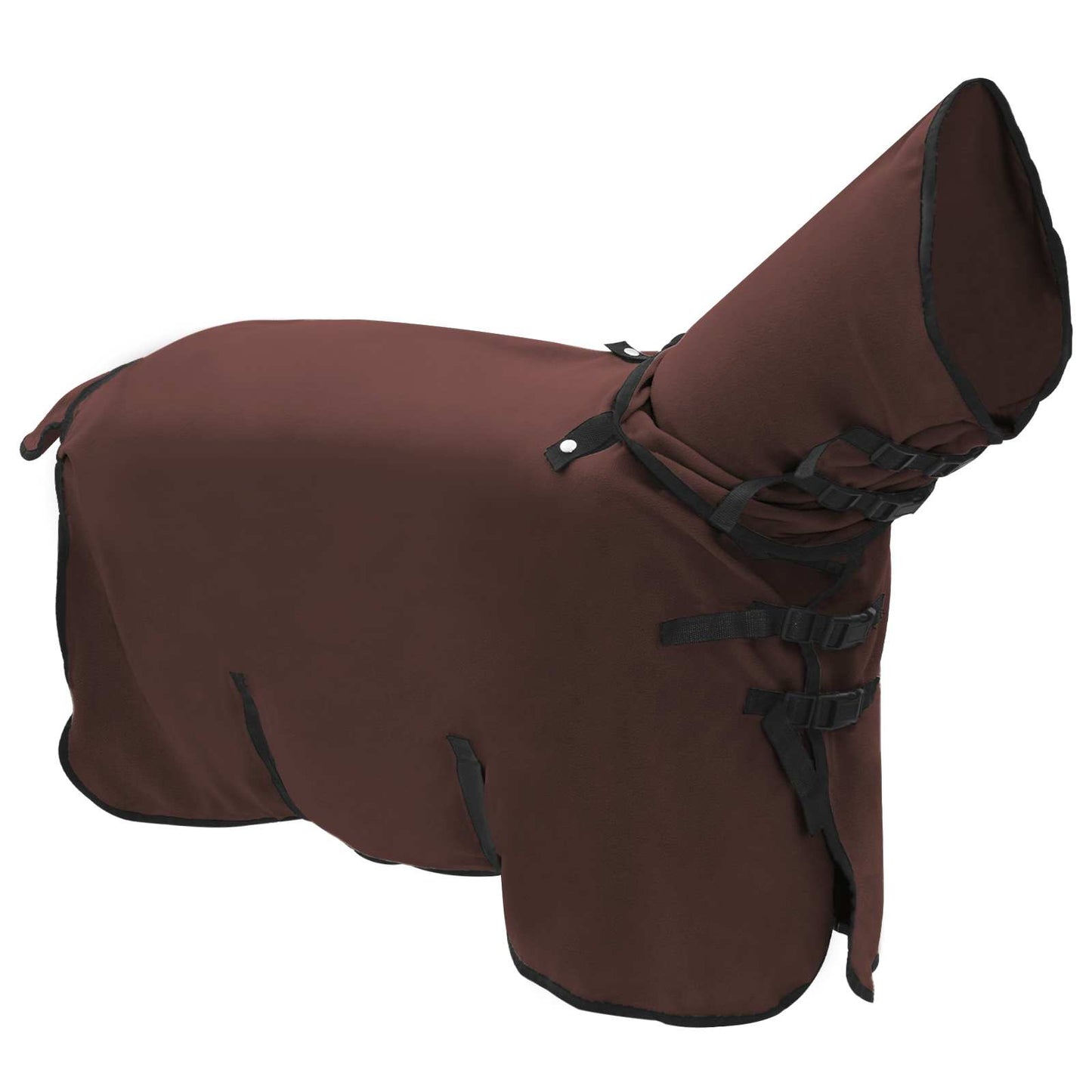 Horse Blanket Full Dark Brown 75 cm Polyester Fleece