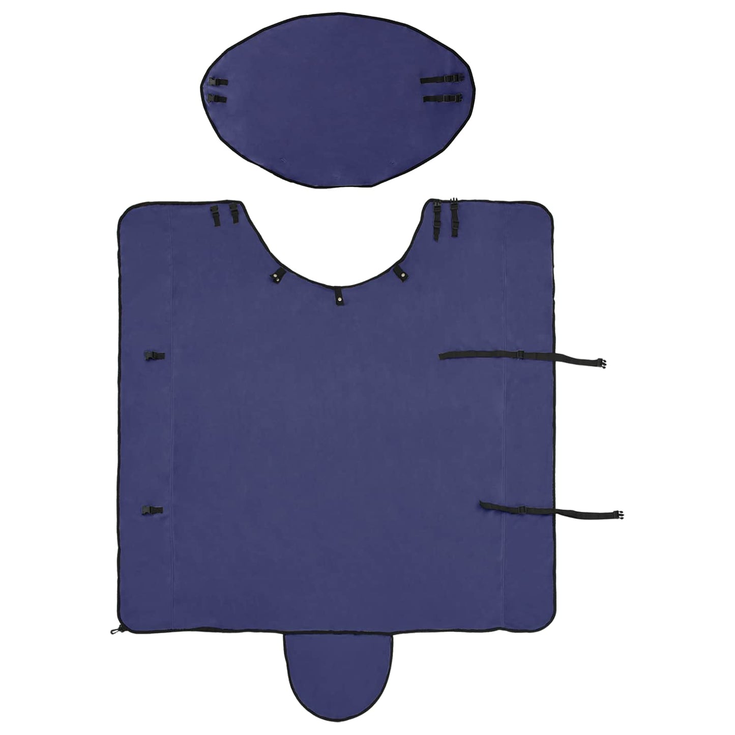 Horse Blanket Navy Blue 155 cm Polyester Fleece