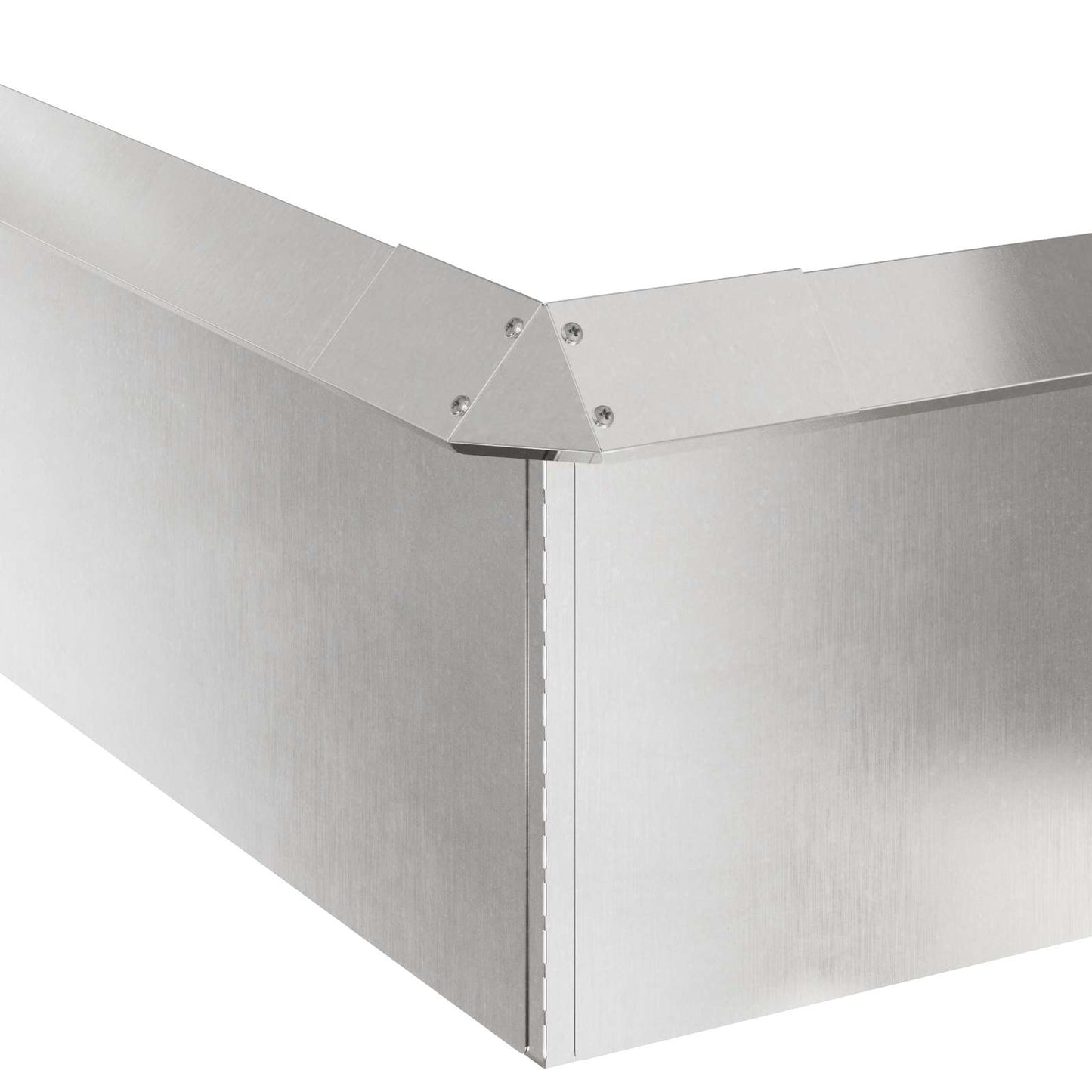 Snail Fences 20 pcs 100 x 3.5 x 25 cm Stainless Steel Silver