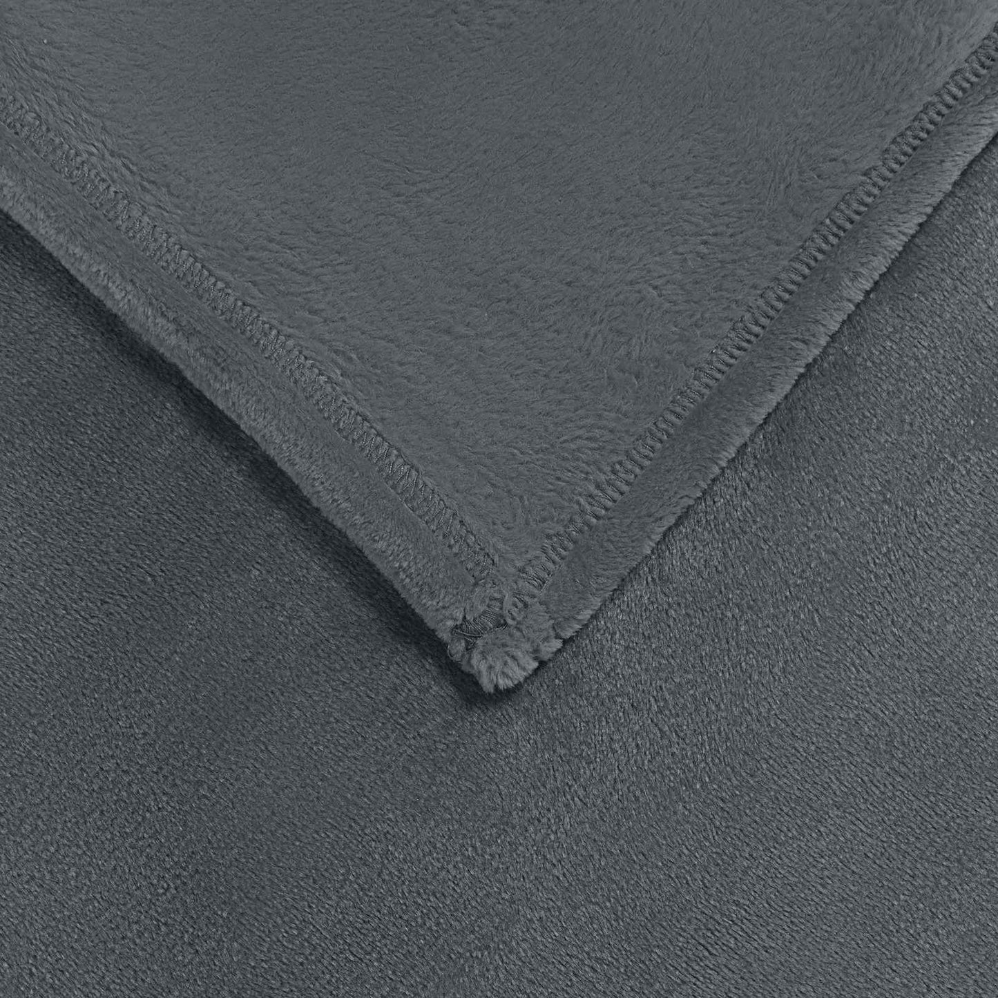 Throw Blankets 6 pcs Dark Grey 220 x 240 cm 8.24 kg Fleece