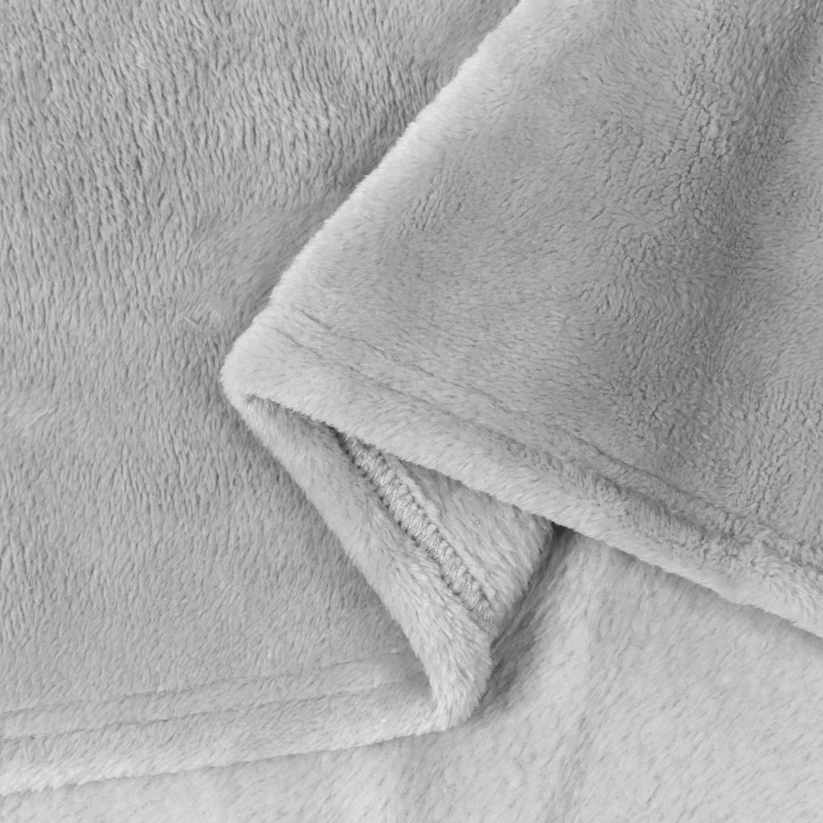Throw Blankets 6 pcs Grey 150 x 130 cm 3.04 kg Fleece