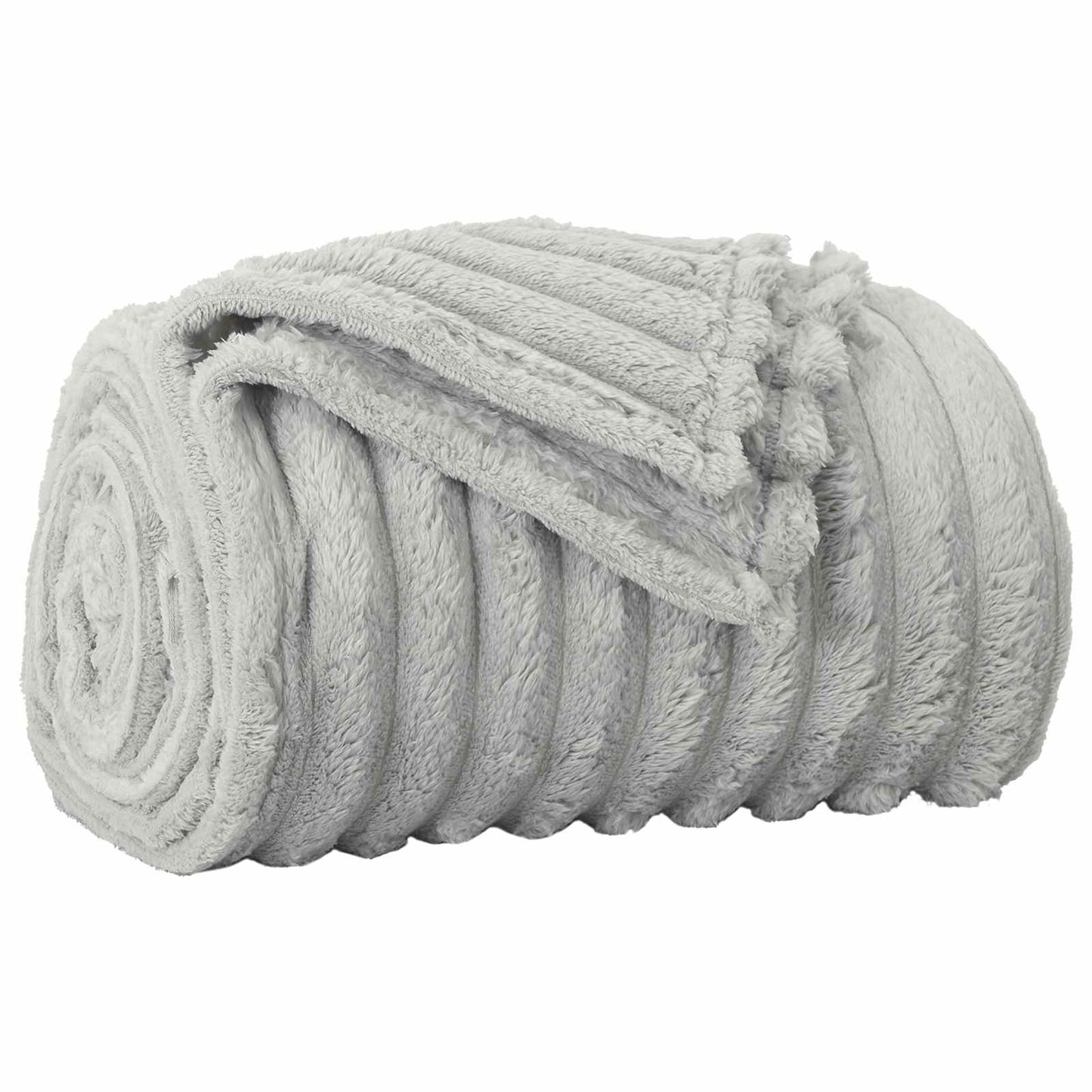 Throw Blanket Grey 240 x 220 cm 1.36 kg Fleece