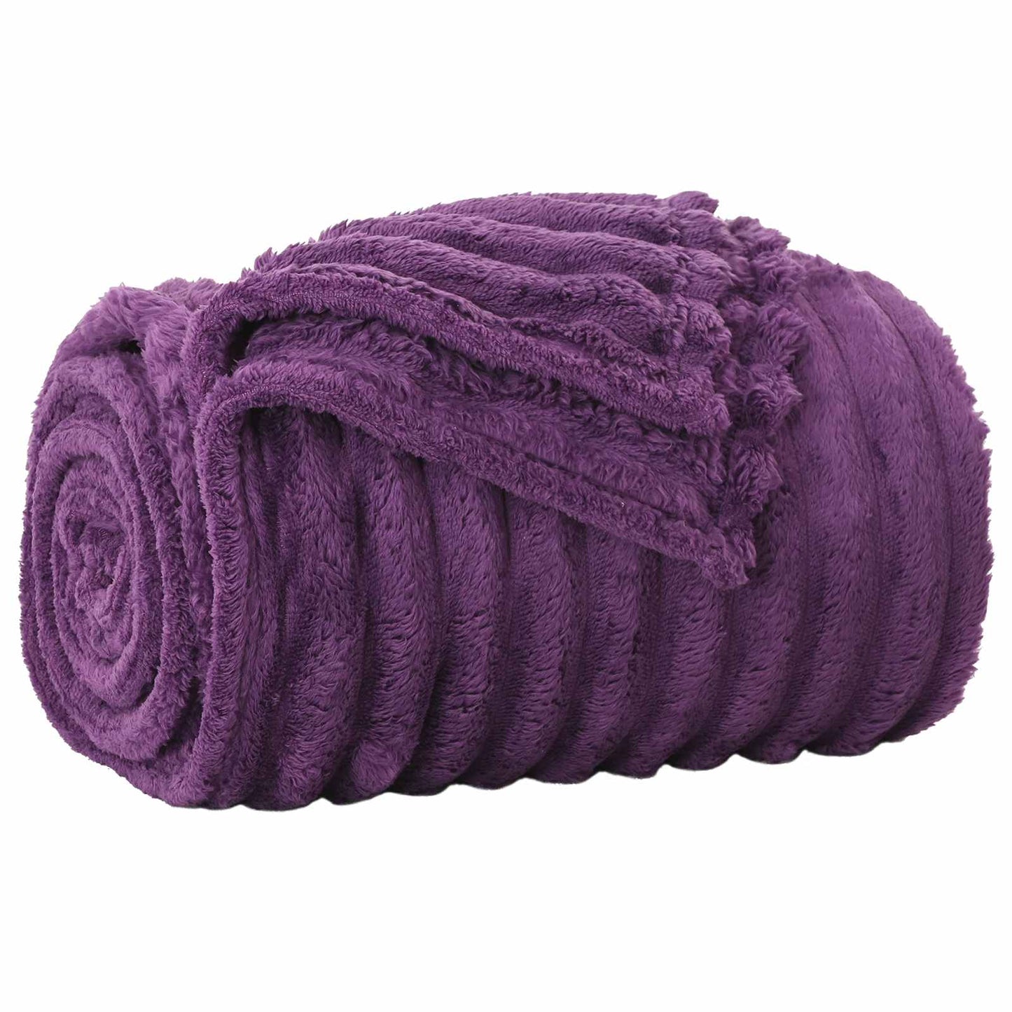 Throw Blanket Purple 150 x 130 cm 0.51 kg Fleece