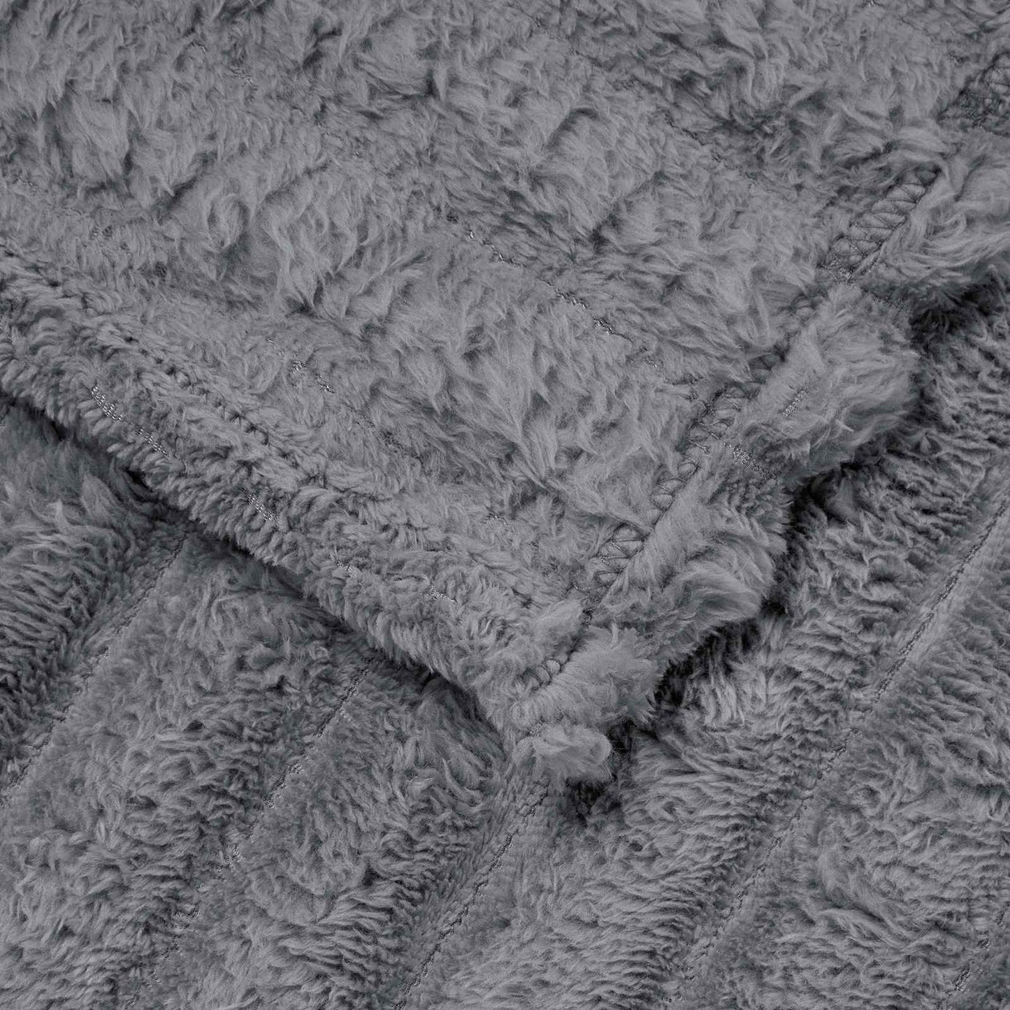 Throw Blankets 6 pcs Dark Grey 240 x 220 cm 8.76 kg Fleece