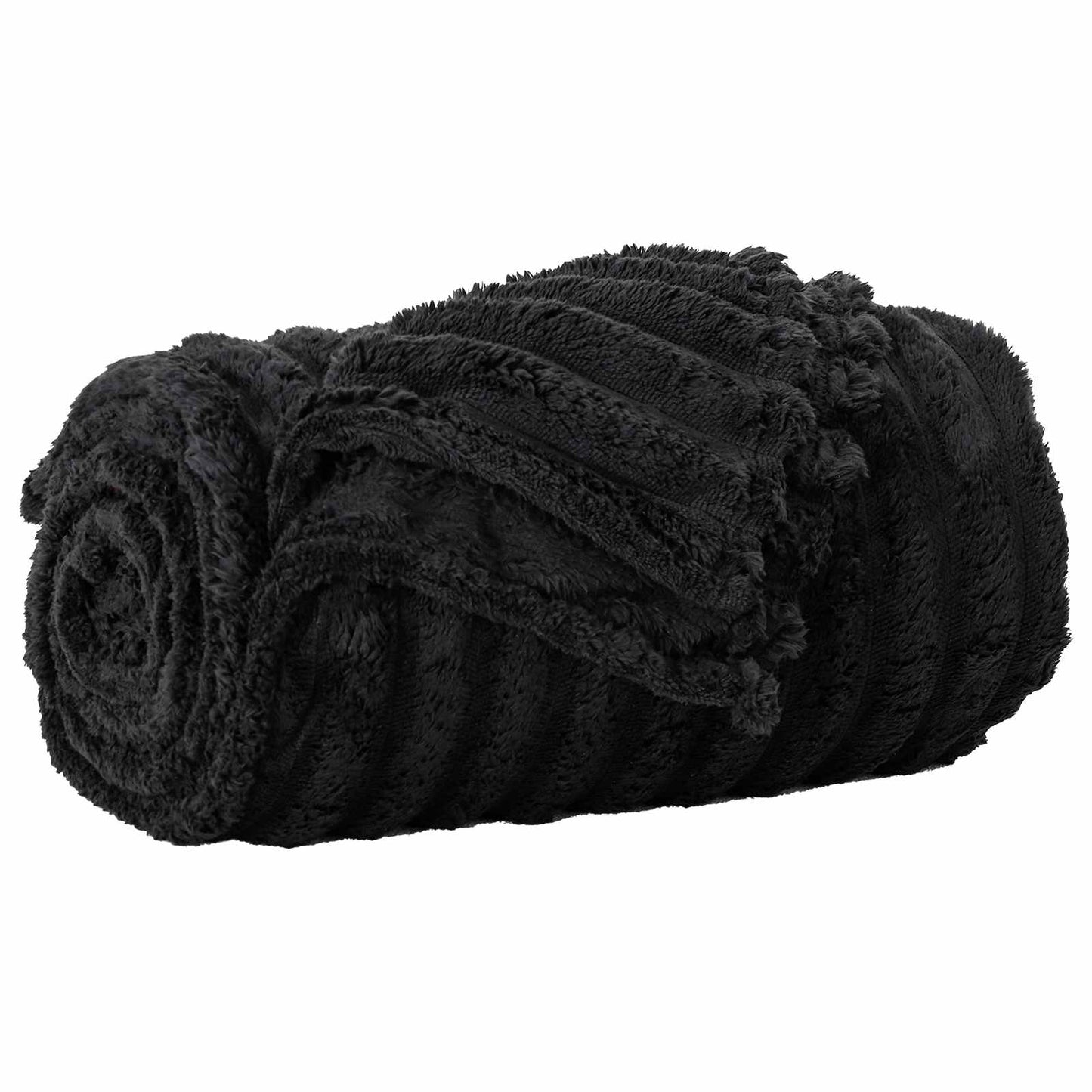 Throw Blankets 6 pcs Black 150 x 130 cm 2.85 kg Fleece