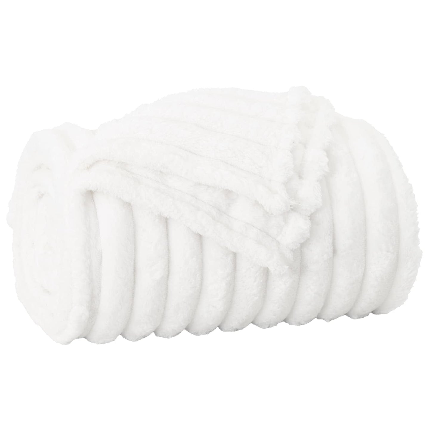 Throw Blankets 6 pcs White 200 x 150 cm 4.75 kg Fleece