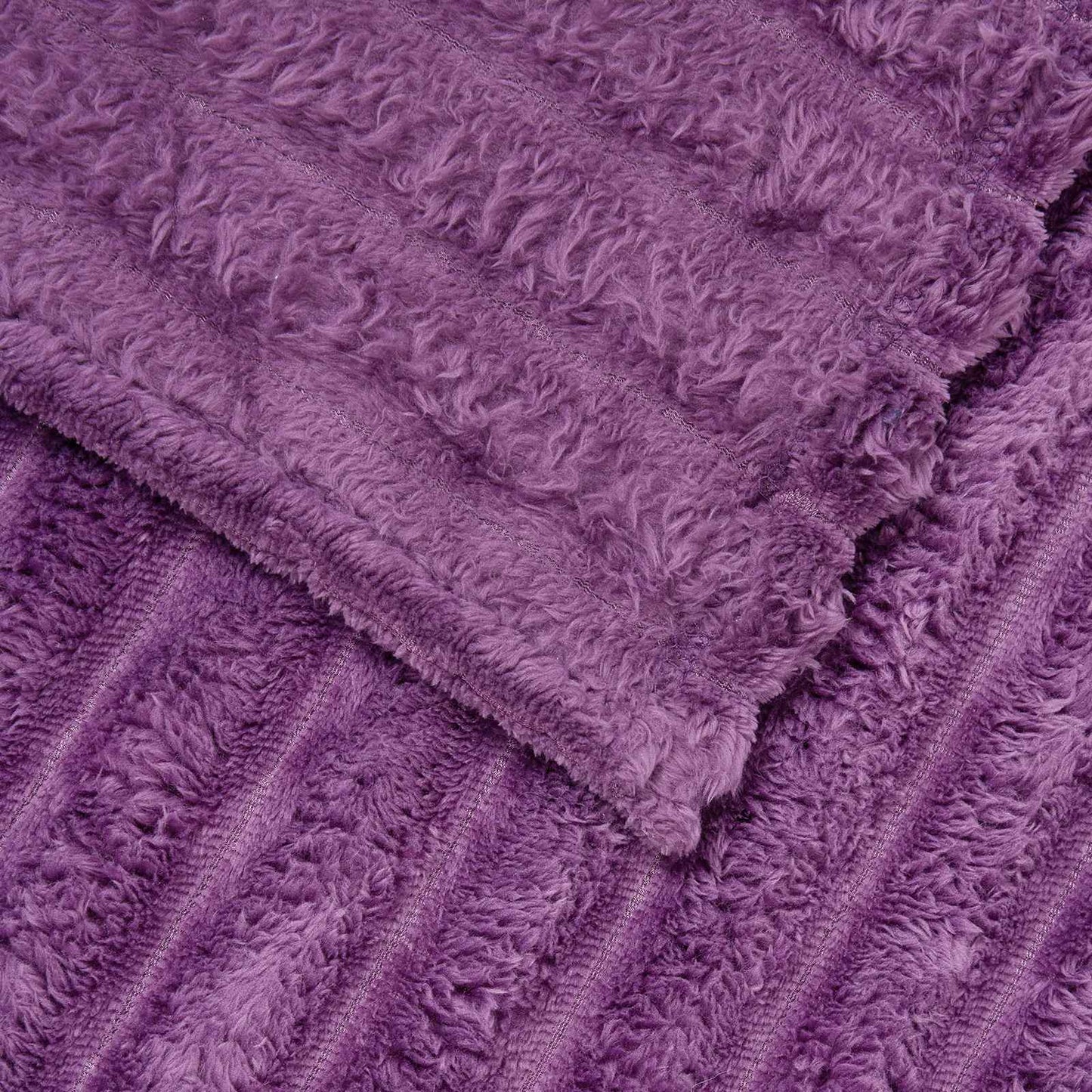 Throw Blankets 6 pcs Purple 240 x 220 cm 8.76 kg Fleece