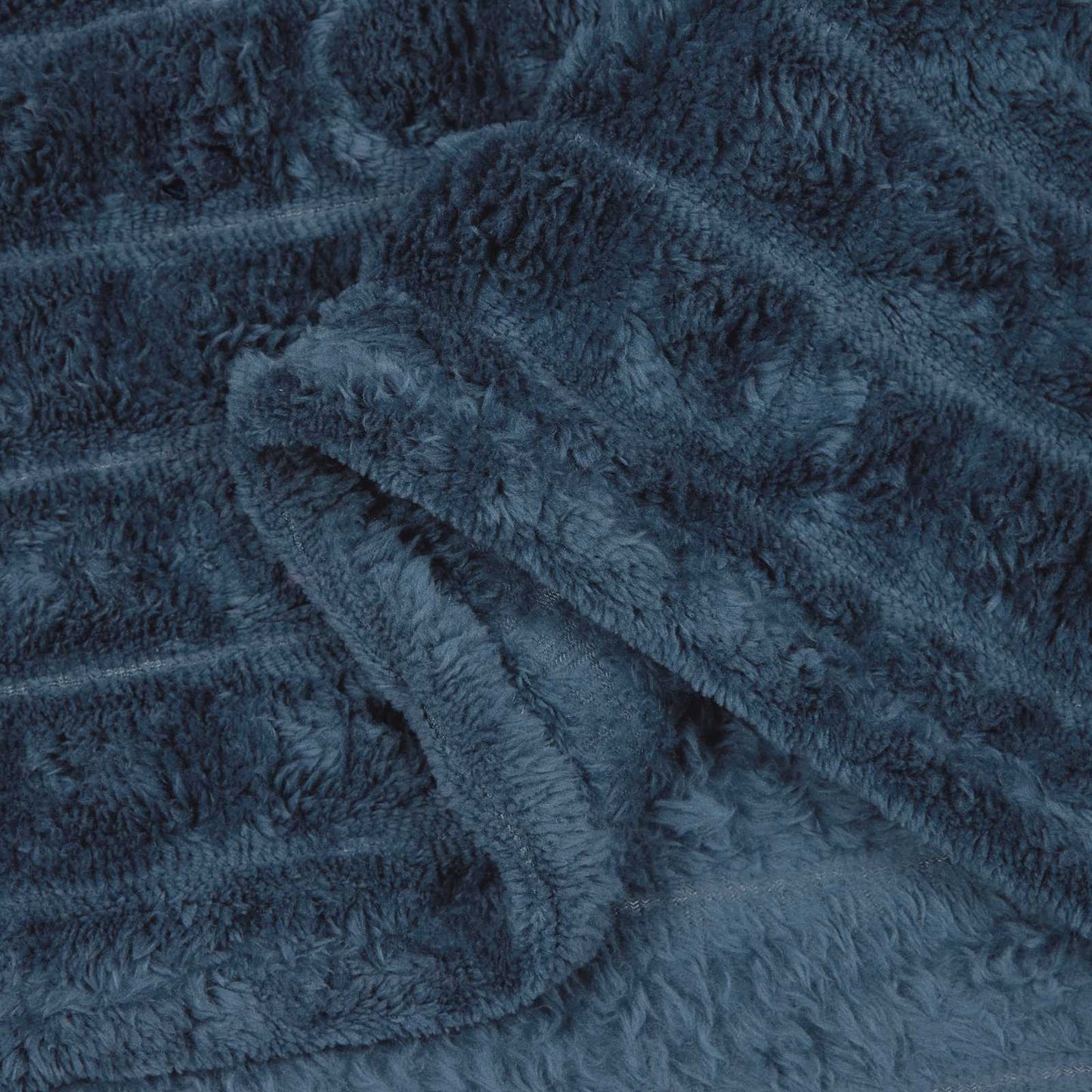 Throw Blanket Navy Blue 150 x 130 cm 0.5 kg Fleece