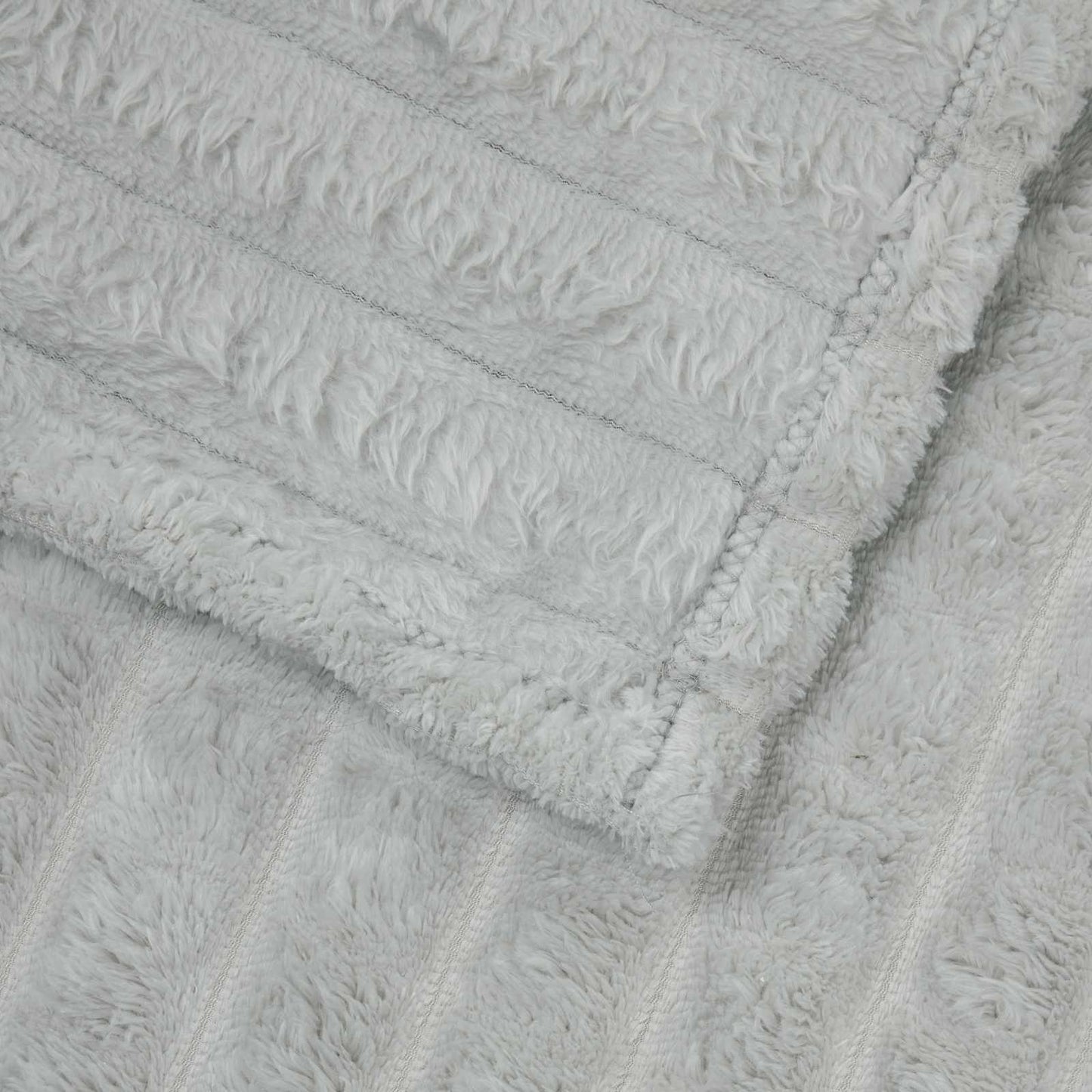 Throw Blankets 6 pcs Grey 270 x 240 cm 9.93 kg Fleece