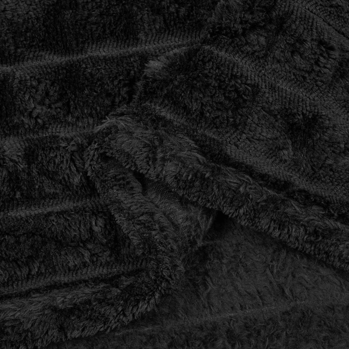 Throw Blankets 6 pcs Black 200 x 150 cm 4.5 kg Fleece