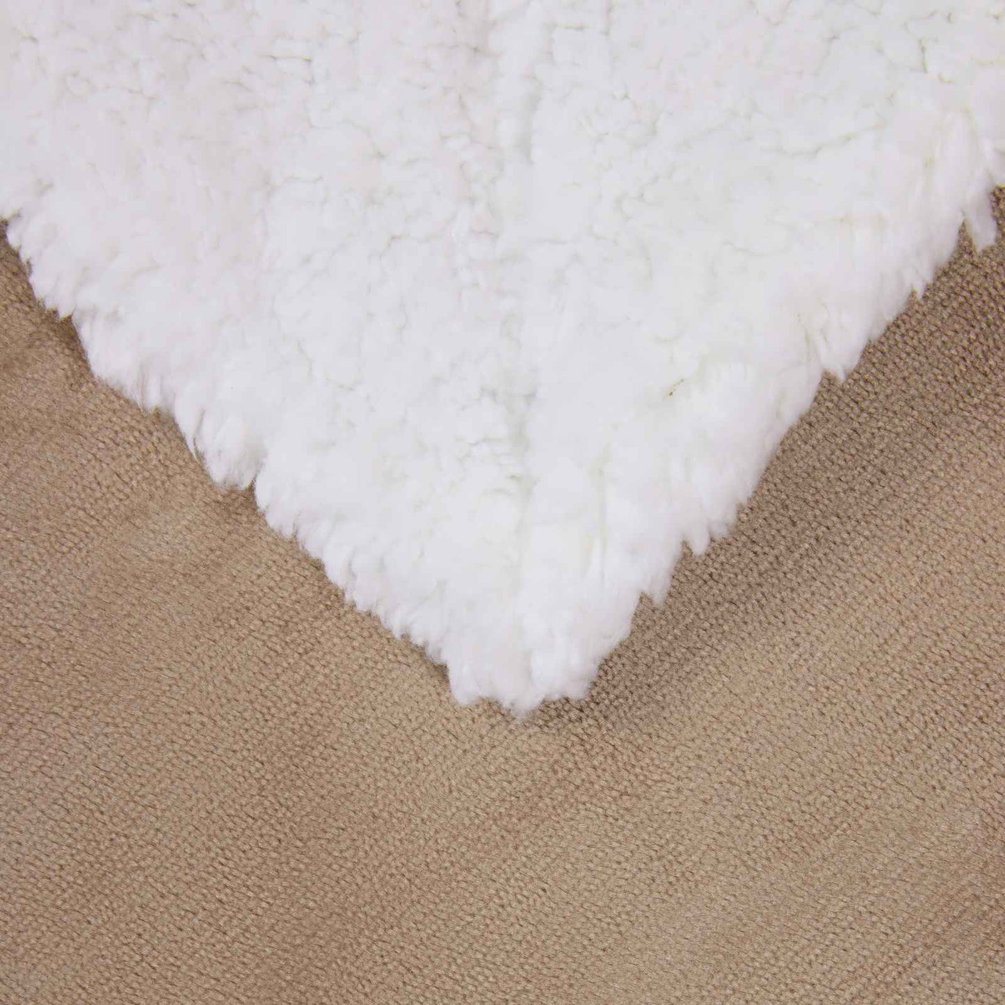 Throw Blanket Camel 150 x 200 cm 1.64 kg Fleece