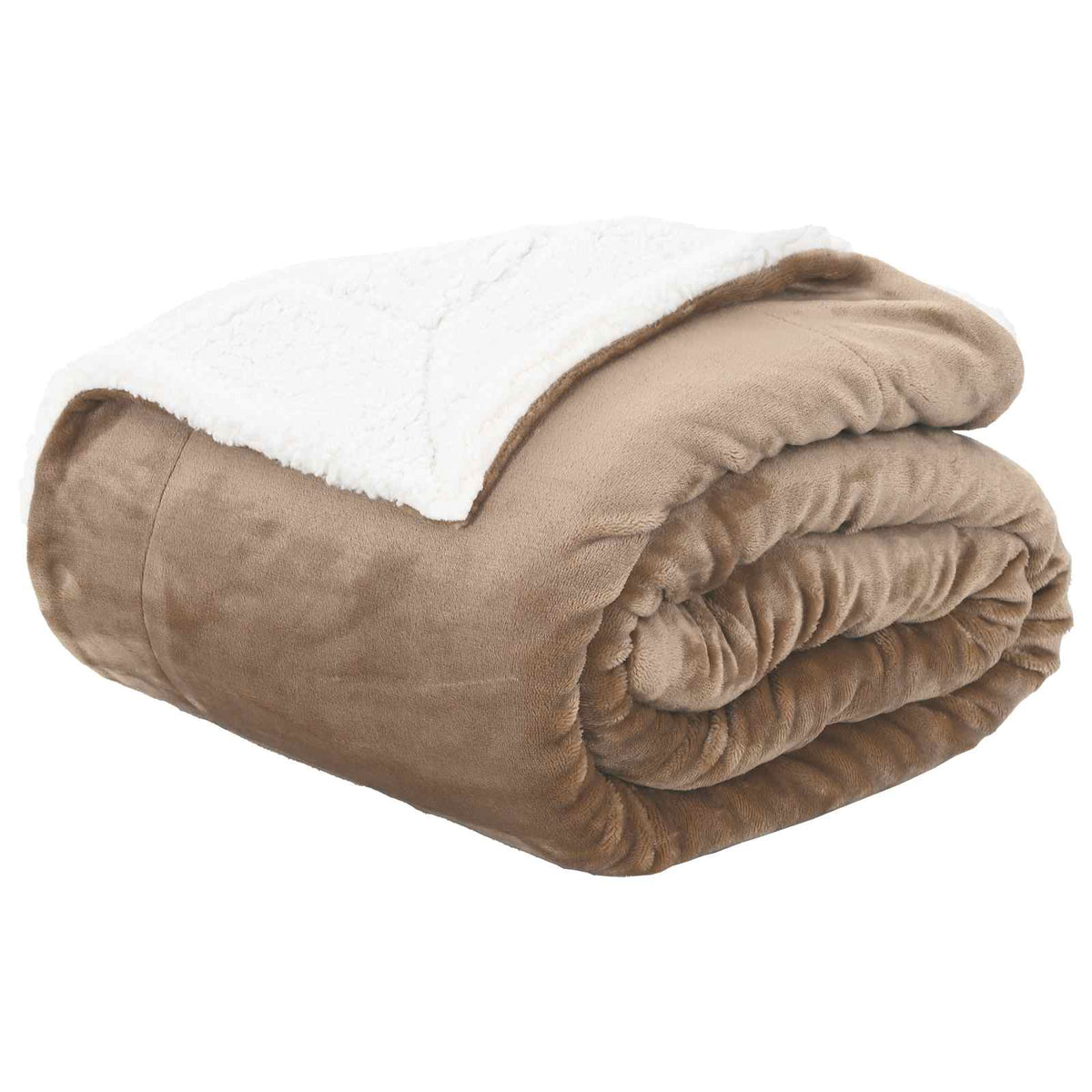 Throw Blanket Camel 270 x 240 cm 3.17 kg Fleece