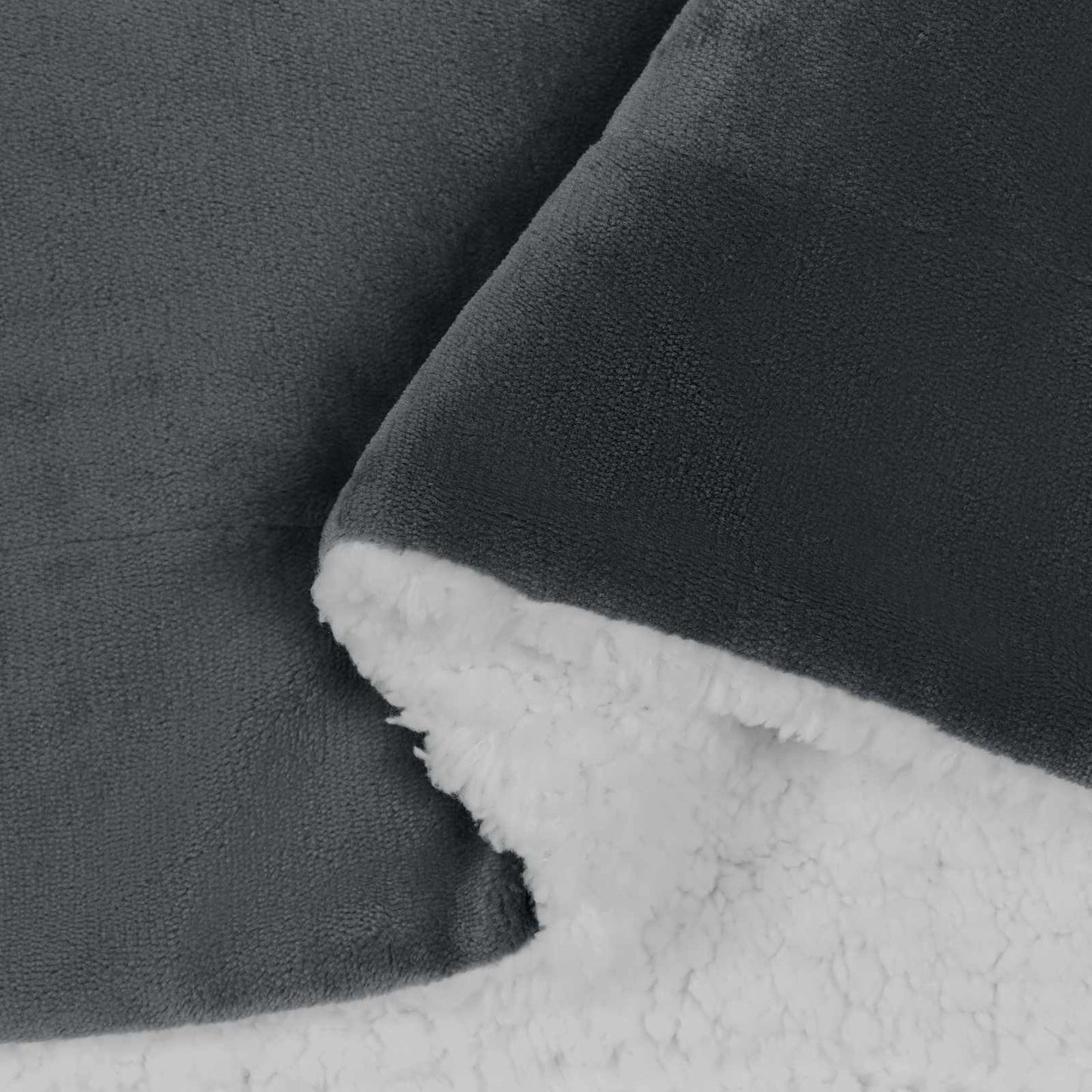 Throw Blanket Dark Grey 220 x 240 cm 2.67 kg Fleece