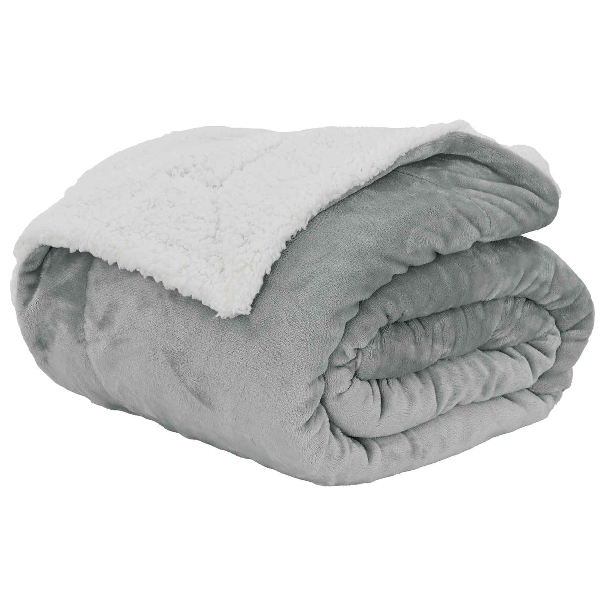 Throw Blanket Grey 150 x 130 cm 1 kg Fleece