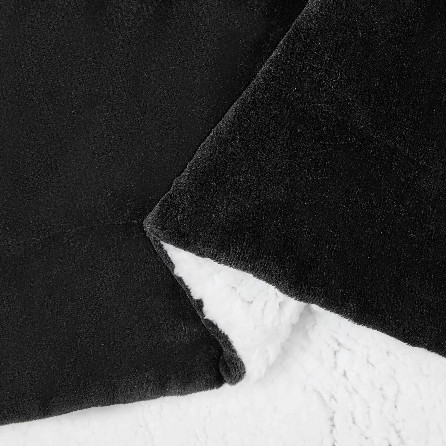 Throw Blanket Black 240 x 270 cm 3.17 kg Fleece