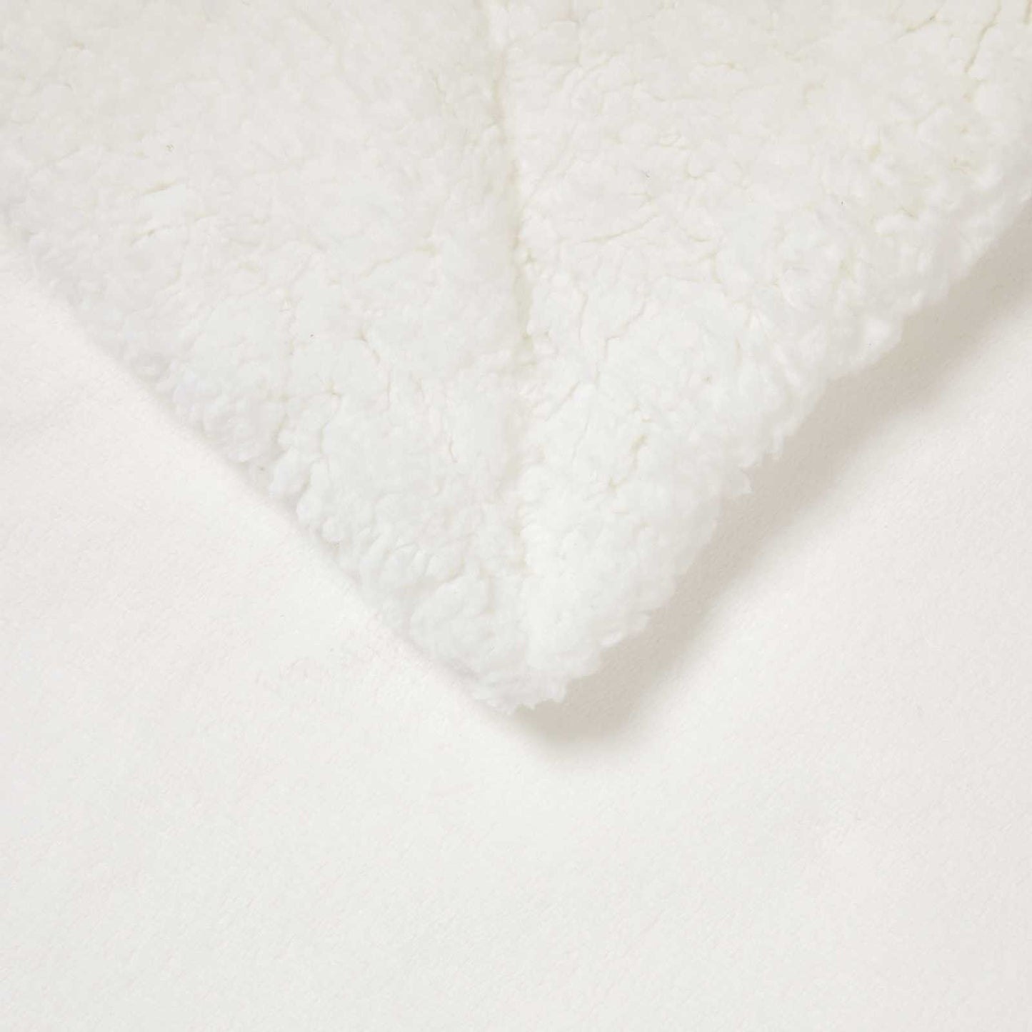 Throw Blanket White 220 x 240 cm 2.67 kg Fleece