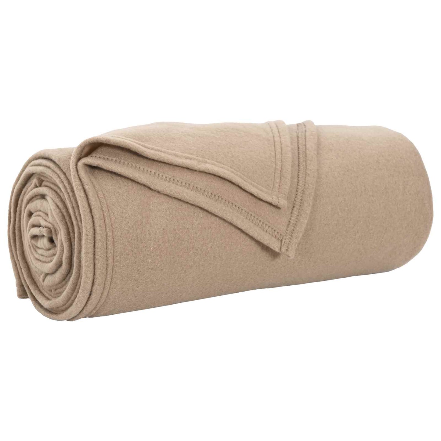 Throw Blanket Camel 200 x 150 cm 0.45 kg Fleece