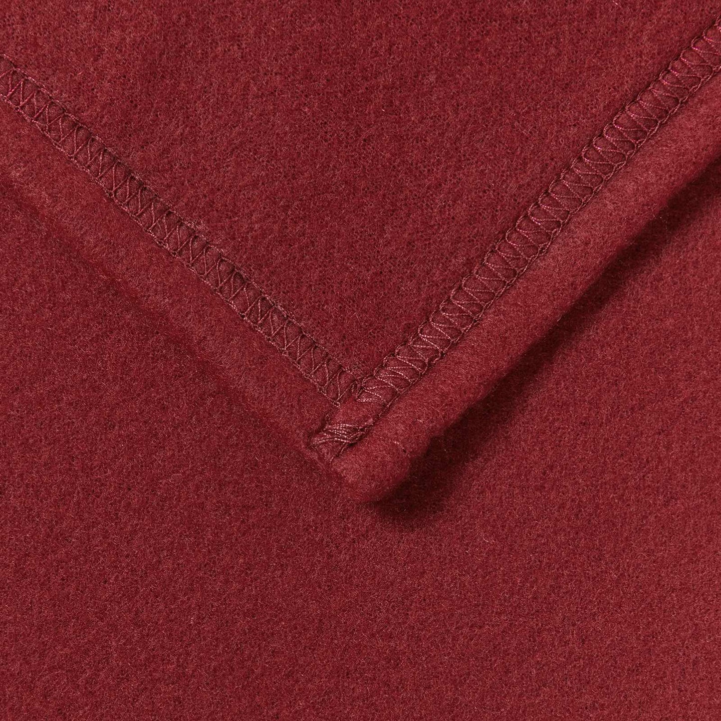 Throw Blanket Bordeaux Red 270 x 240 cm 0.86 kg Fleece