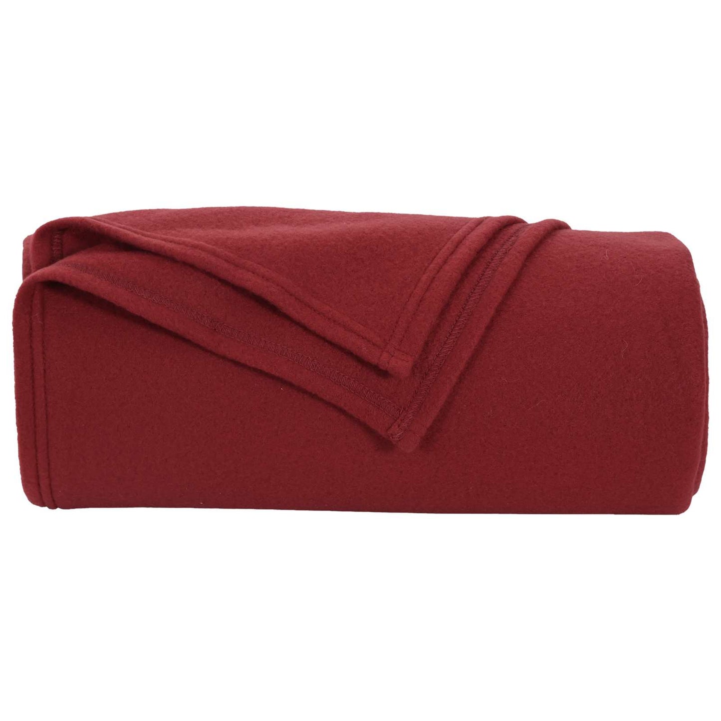 Throw Blankets 24 pcs Bordeaux Red 200 x 150 cm 10.08 kg Fleece