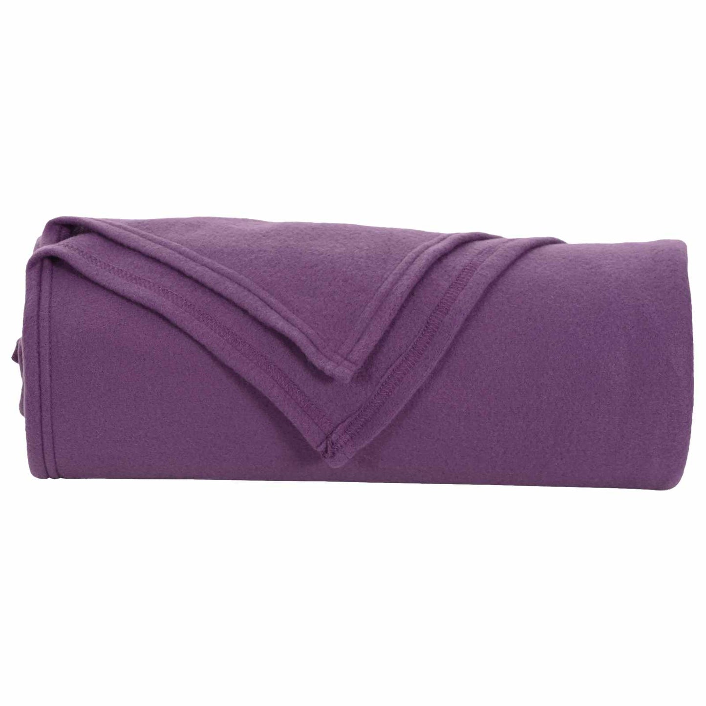 Throw Blankets 24 pcs Purple 170 x 130 cm 7.43 kg Fleece