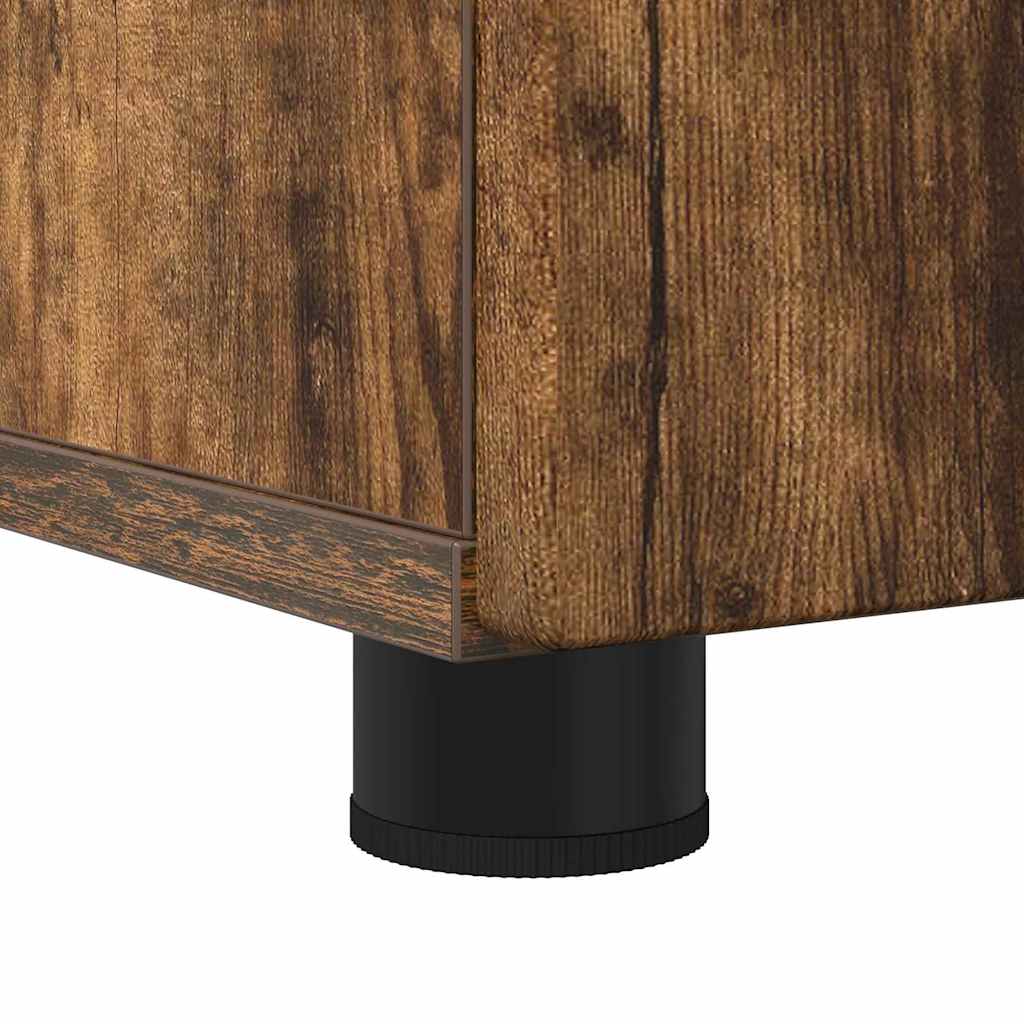 Bathroom Furniture Set 3 pcs Smoked Oak