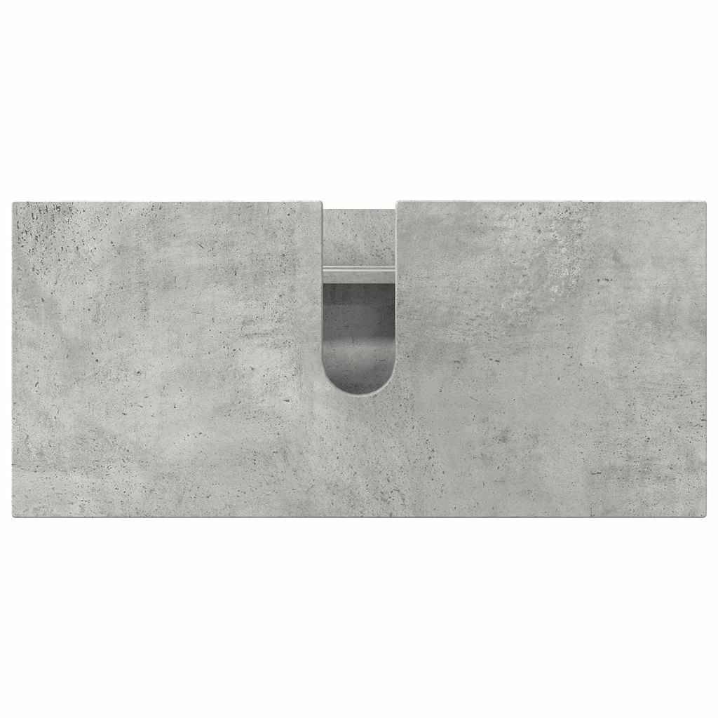 Bathroom Furniture Set 4 pcs Concrete Grey