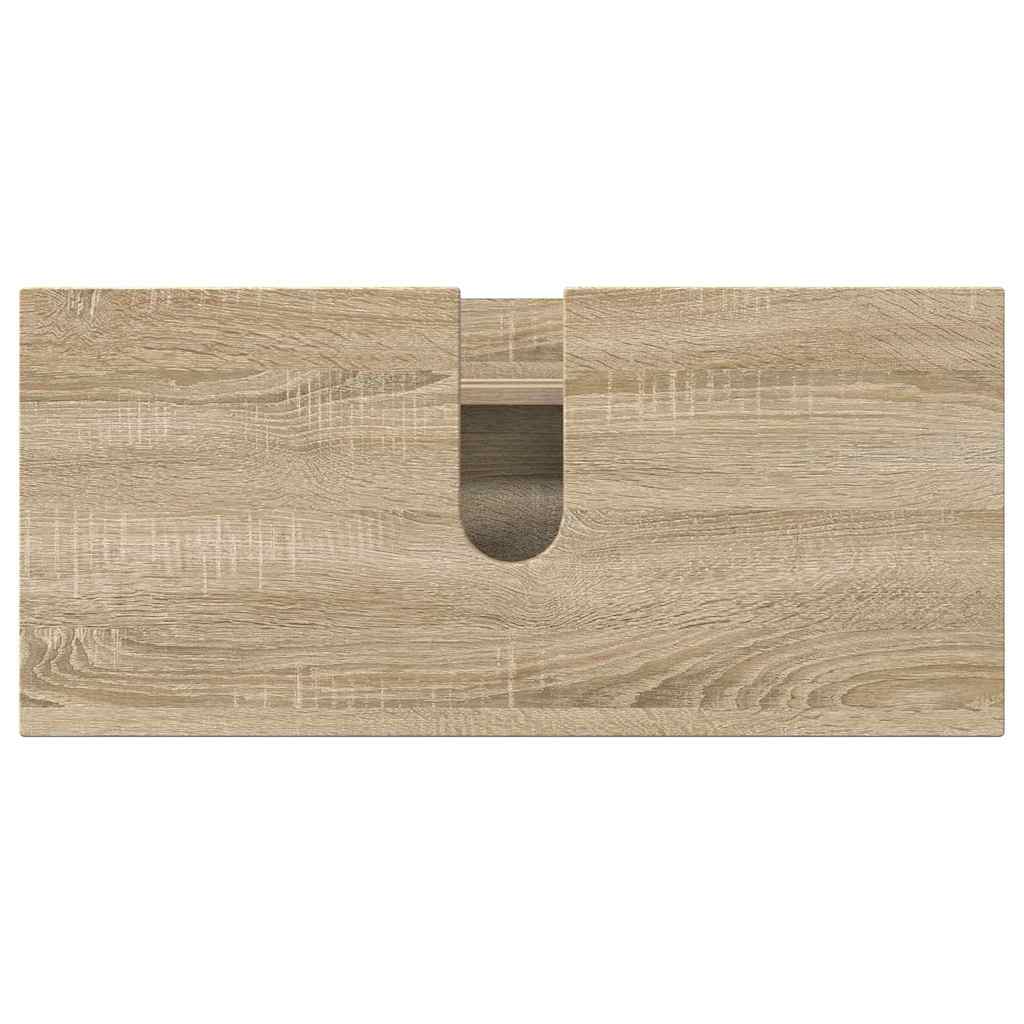Bathroom Furniture Set 4 pcs Sonoma Oak