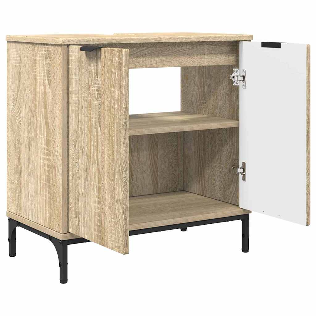 Bathroom Furniture Set 2 pcs Sonoma Oak