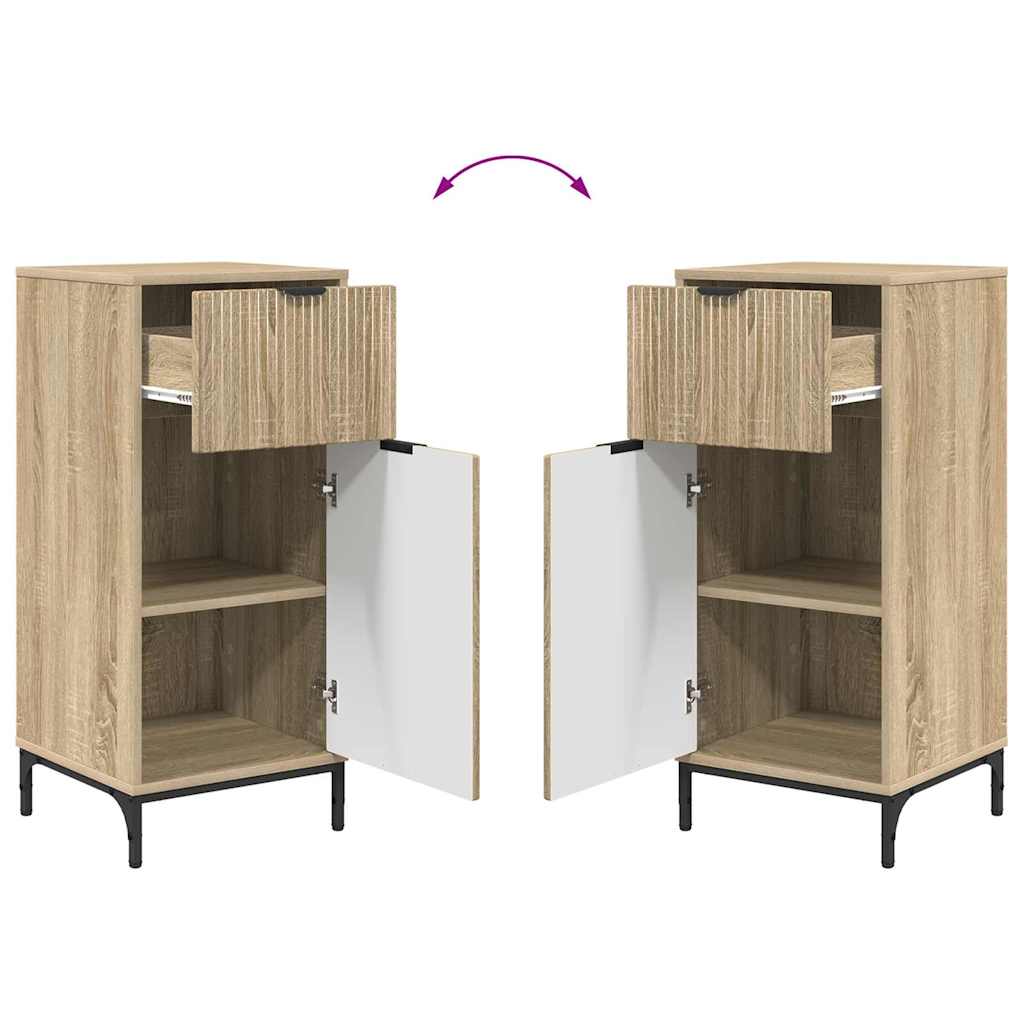 Bathroom Furniture Set 2 pcs Sonoma Oak