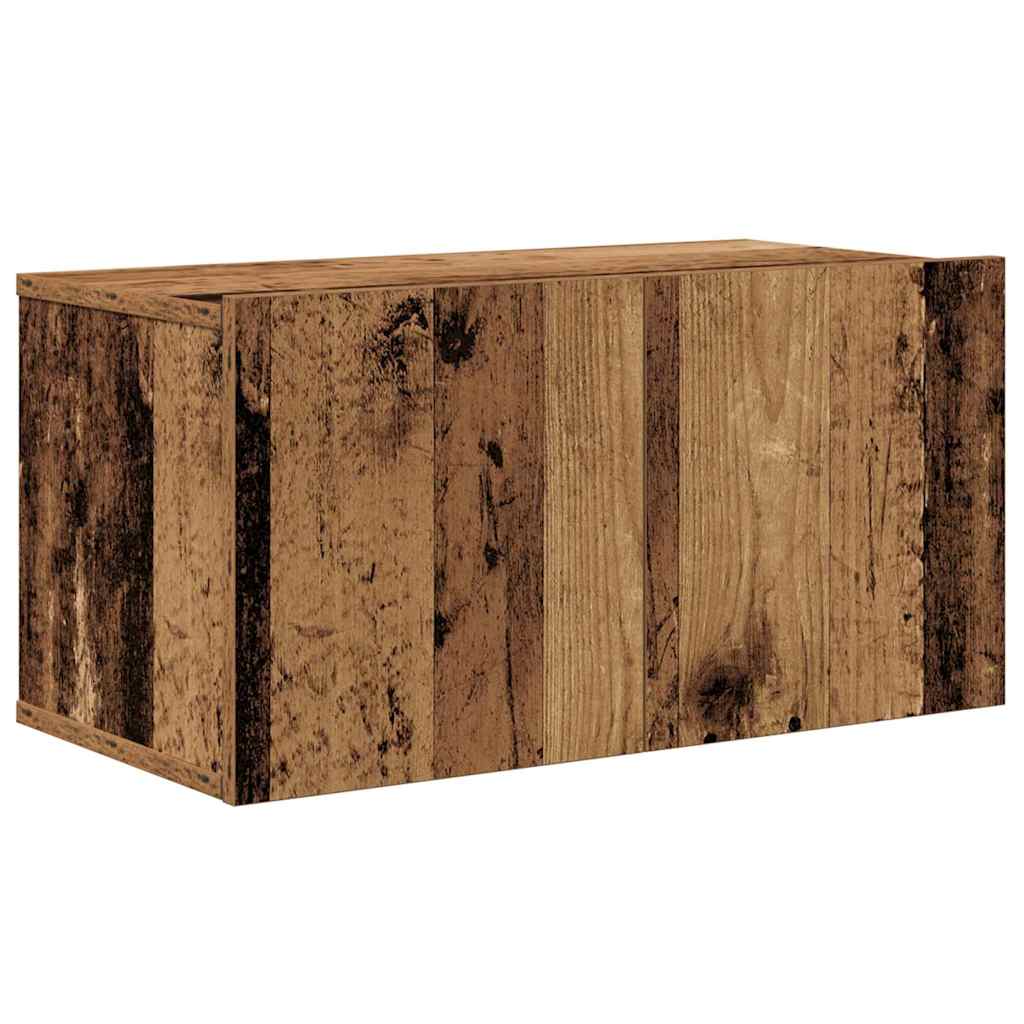 TV Cabinet Set 7 pcs Old Wood Engineered Wood