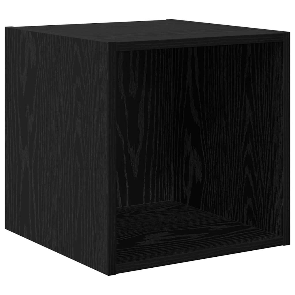 TV Cabinet Set 4 pcs 37 x 37 x 72 cm Black Oak