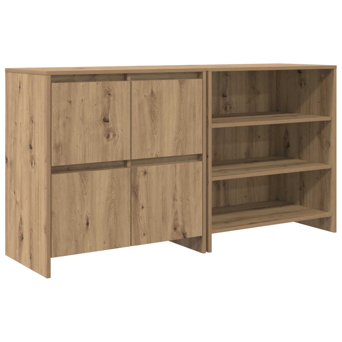 Sideboard 2 pcs Artisan Oak 70 x 41 x 75 cm Engineered Wood