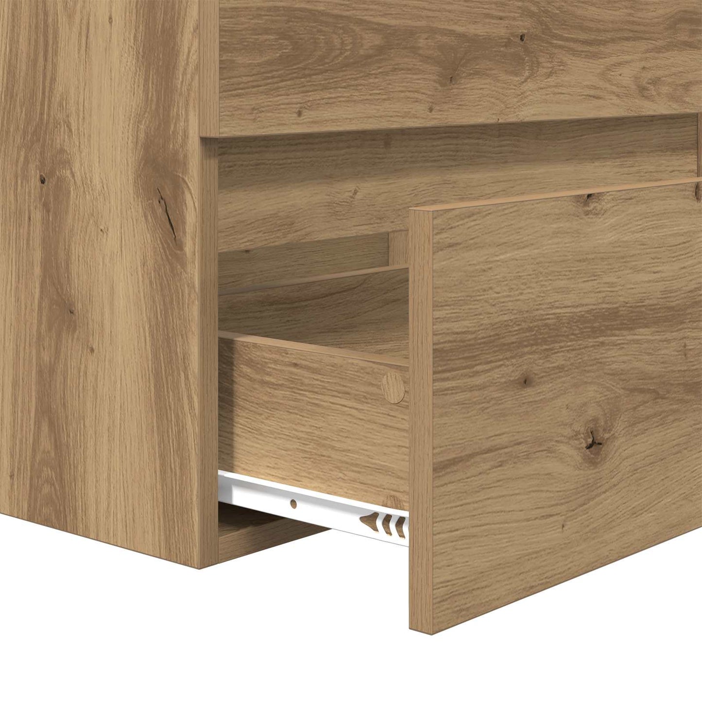 Bathroom Furniture Set 3 pcs Artisan Oak Engineered Wood