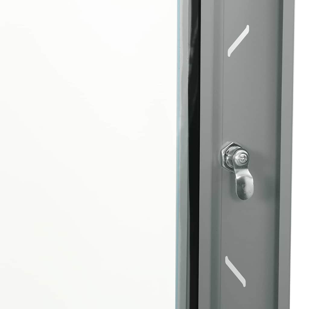 Network Cabinet with Storage Grey 60 x 60 x 65 cm Steel