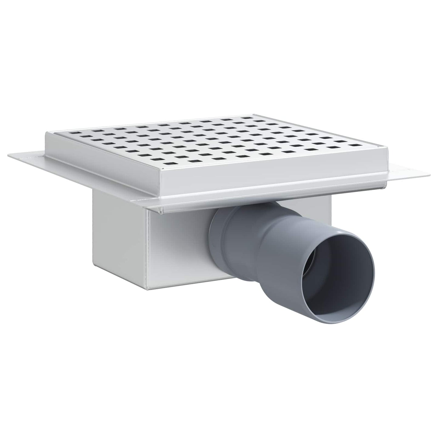 Dot Shower Drain Silver 15 x 15 cm Stainless Steel 304
