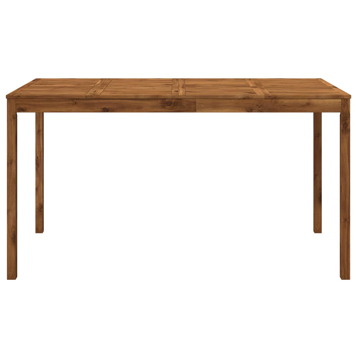 Garden Bar Table LAREN Natural 196 x 100 x 105 cm