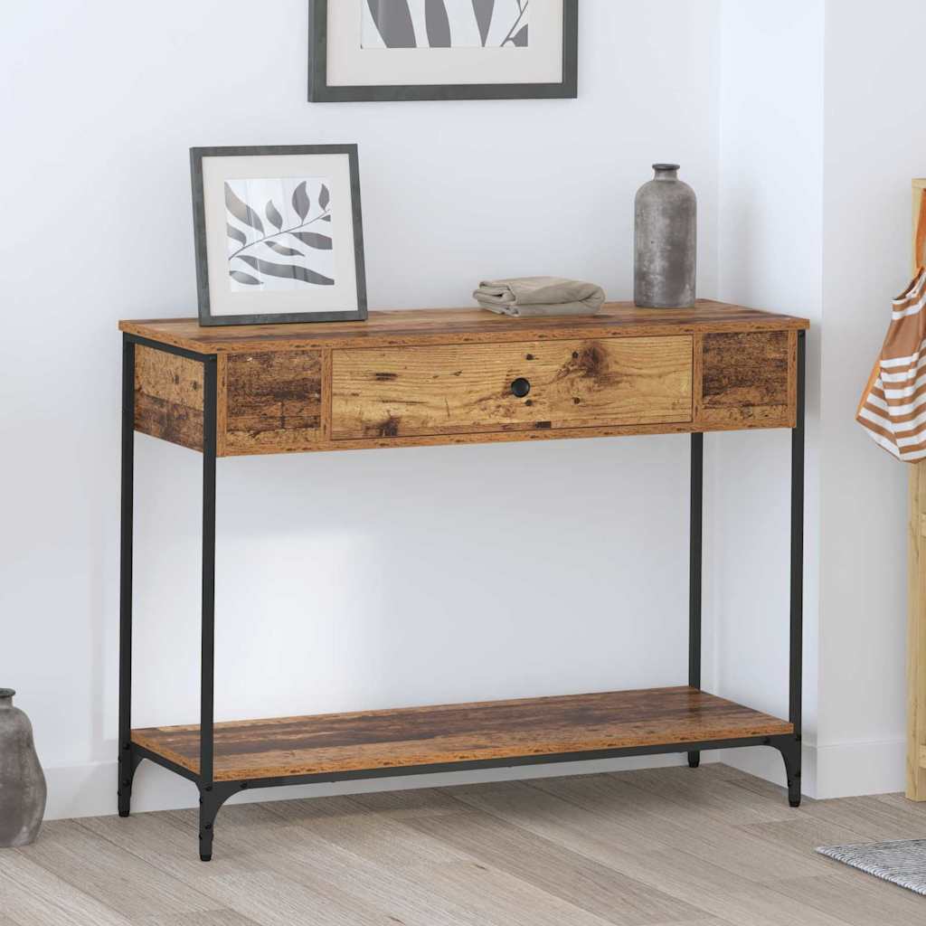 Console Table Old wood 100 x 34.5 x 75 cm Engineered wood