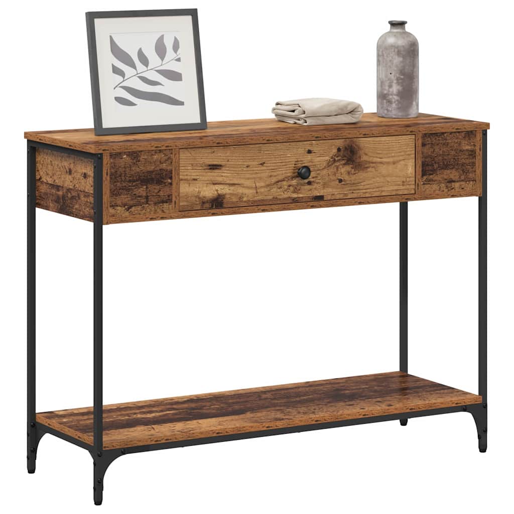 Console Table Old wood 100 x 34.5 x 75 cm Engineered wood