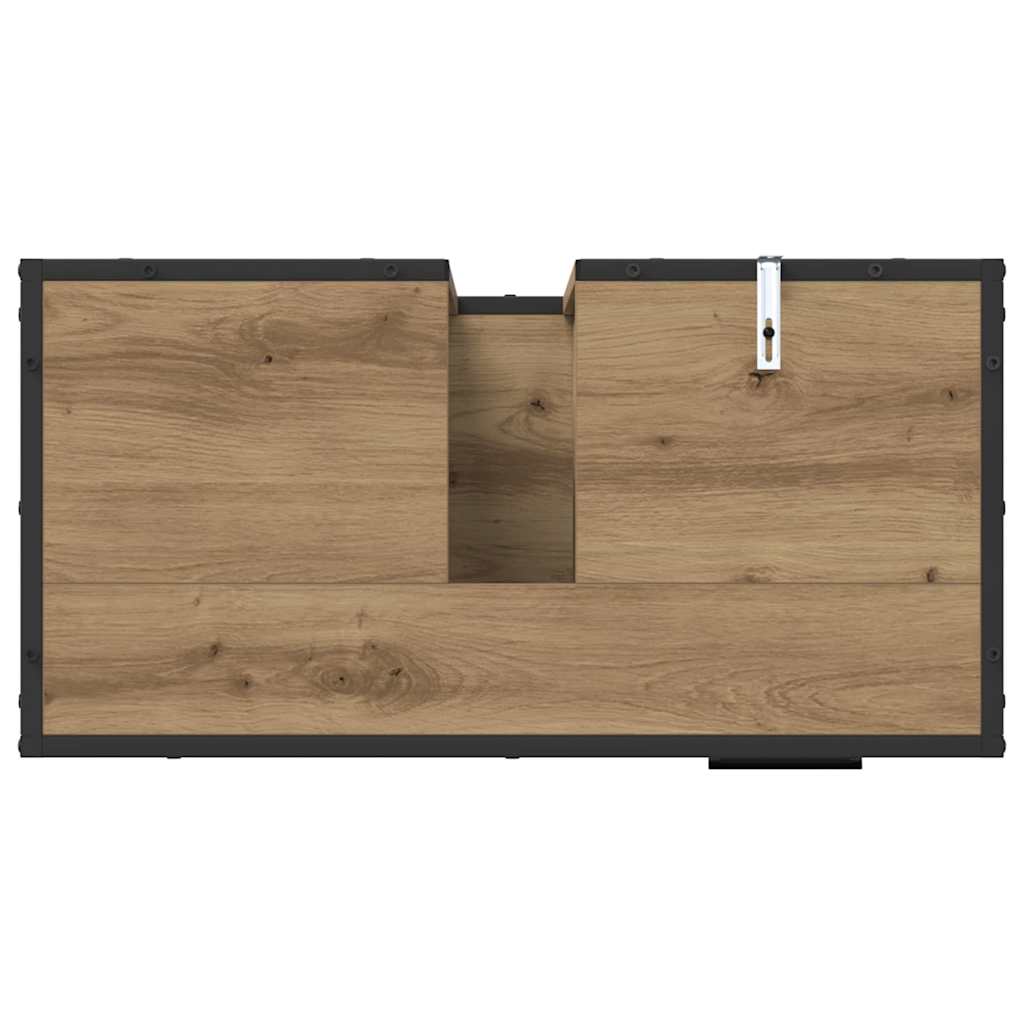Bathroom Cabinet Artisan Oak 65 x 33 x 60 cm Engineered Wood