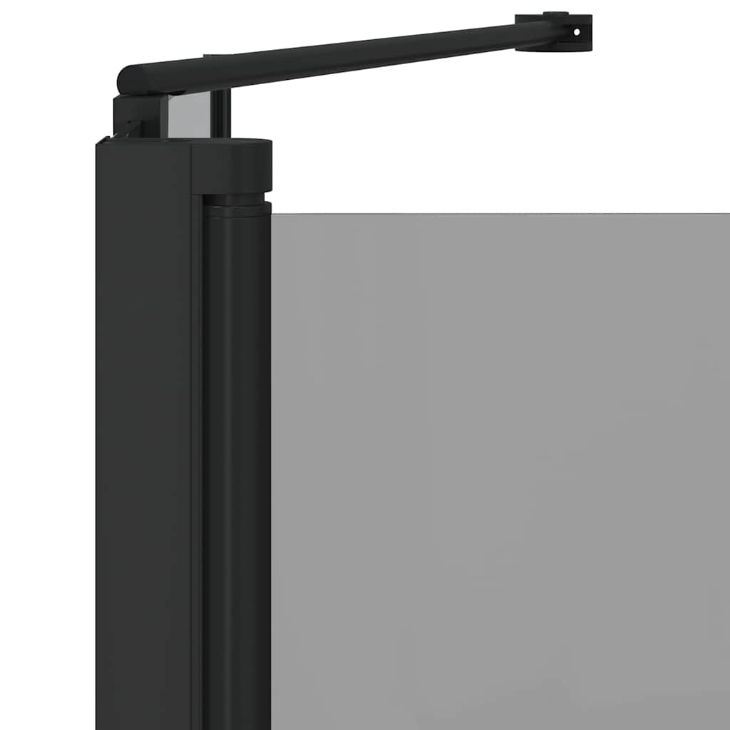 Bi-Folding Shower Enclosure Dark Transparent 120 x 67 x 129 cm