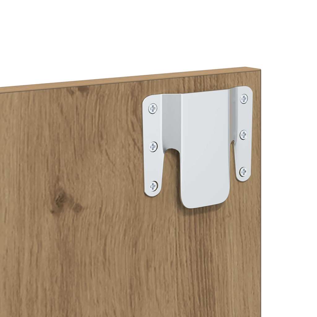 Bedside Cabinet 2 pcs Artisan Oak 50 x 32.5 x 80cm