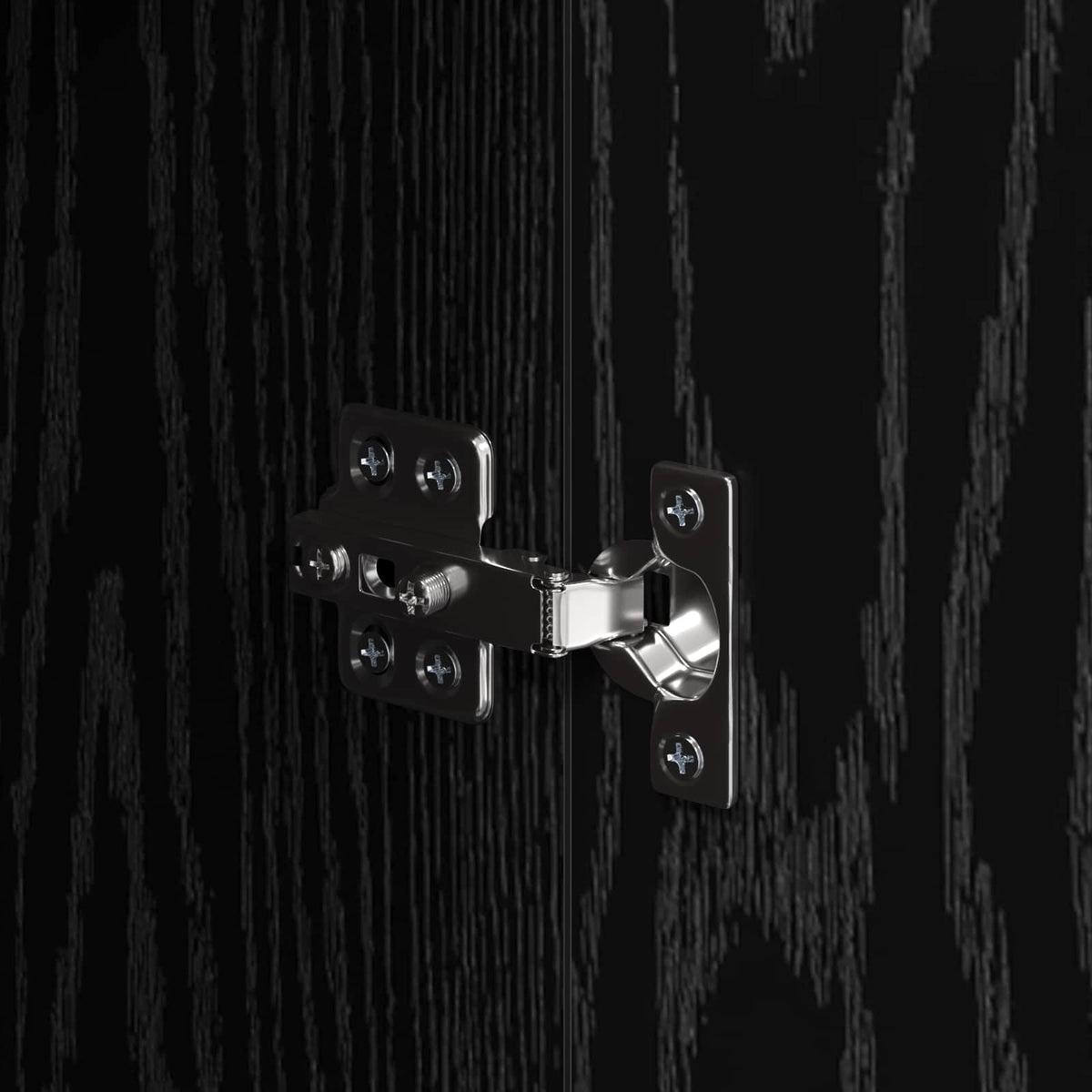 Sideboard Black Oak 60 x 30 x 70 cm Engineered Wood