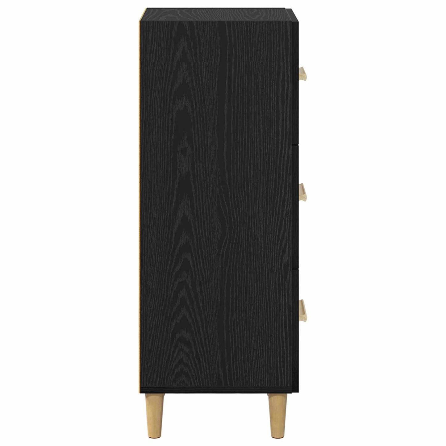 Sideboard Black oak 34.5 x 34 x 90 cm Engineered Wood
