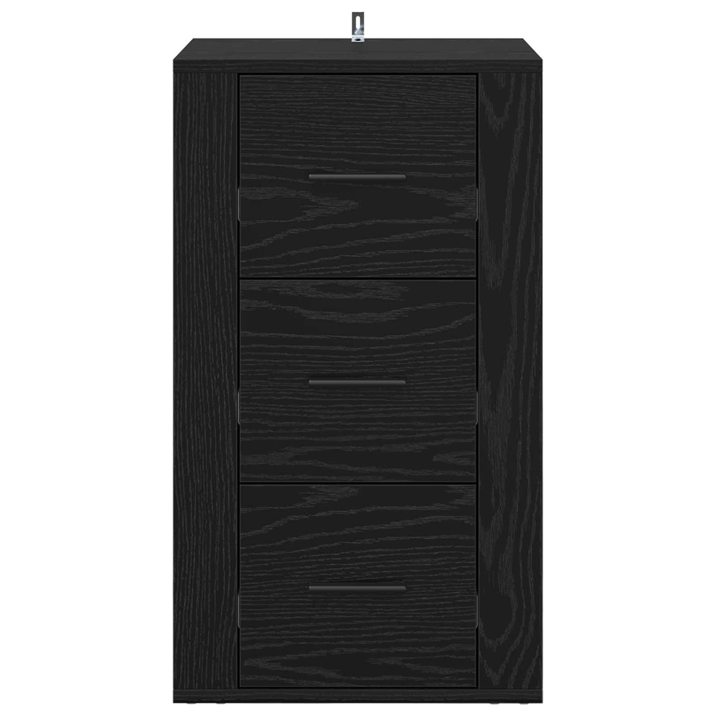 Sideboard Black Oak 40 x 33 x 70 cm Engineered Wood