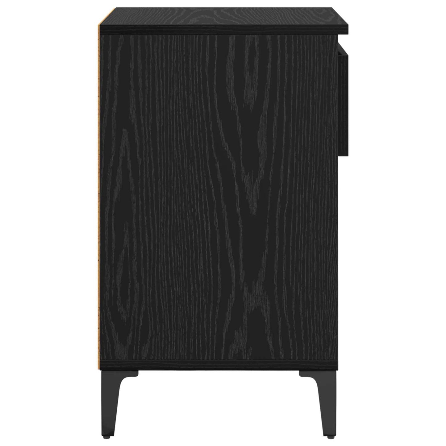 Shoe Cabinet 102 x 36 x 60 cm Engineered Wood Black Oak