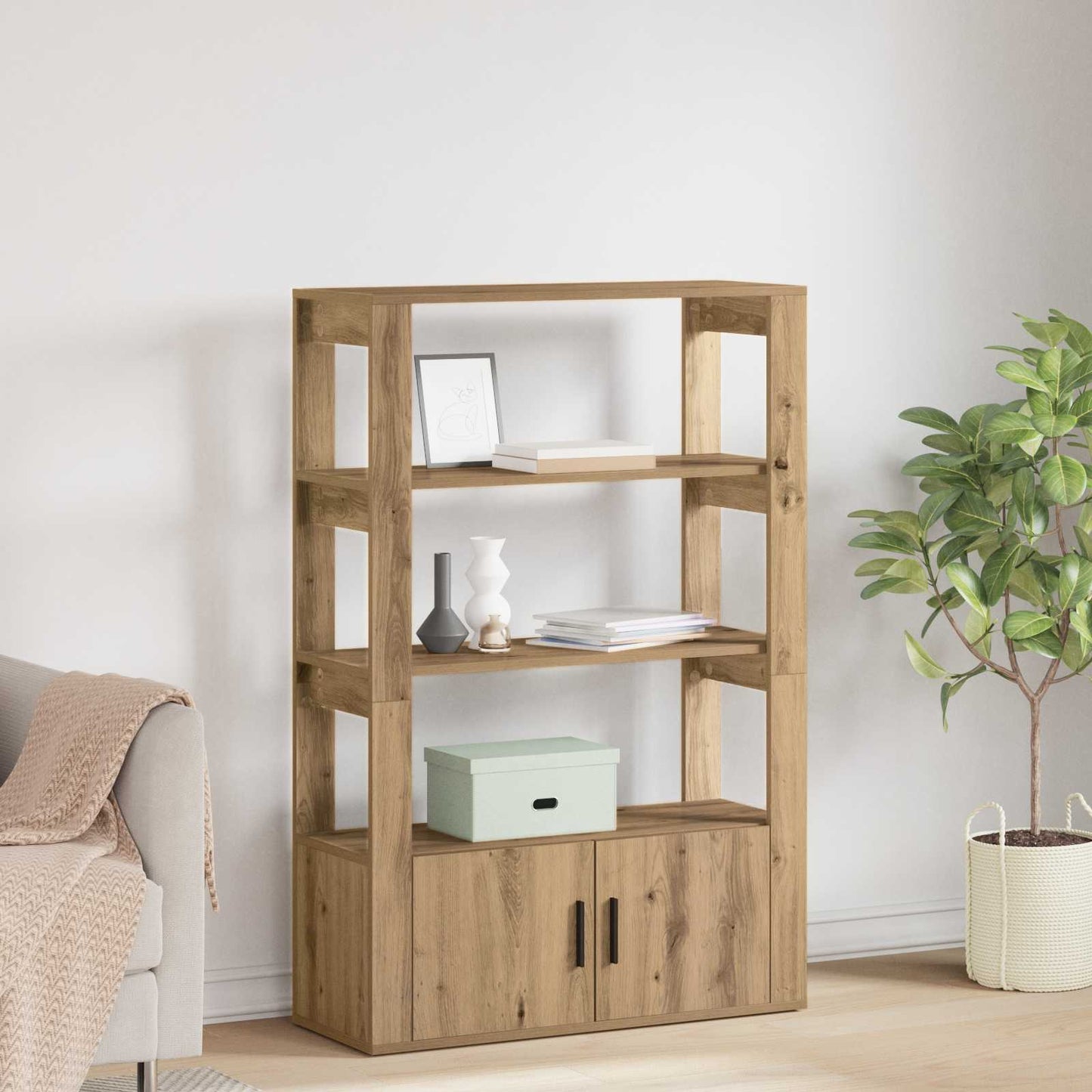 Sideboard Artisan oak 30 x 80 x 119.5 cm Engineered Wood
