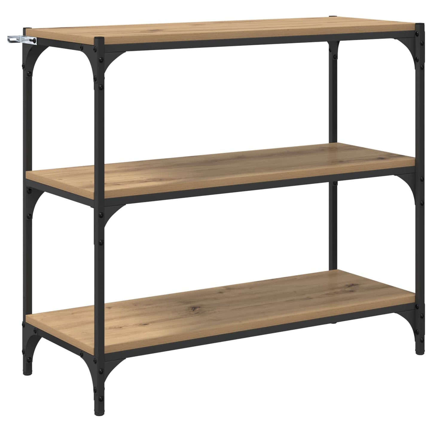 Book Cabinet 3-Tier 80 x 33 x 70.5 cm Engineered wood