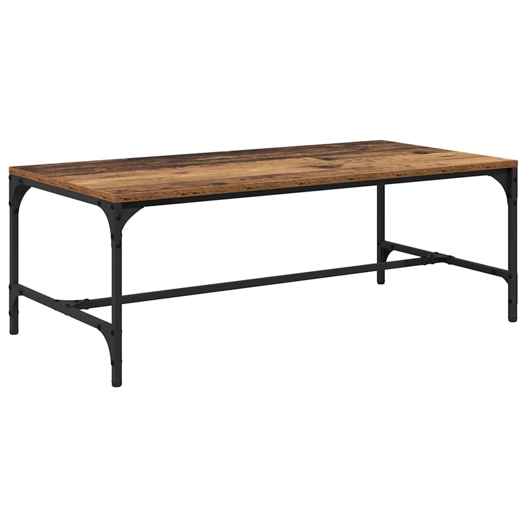 Coffee Table Old Wood 100 x 50 x 35 cm Engineered Wood